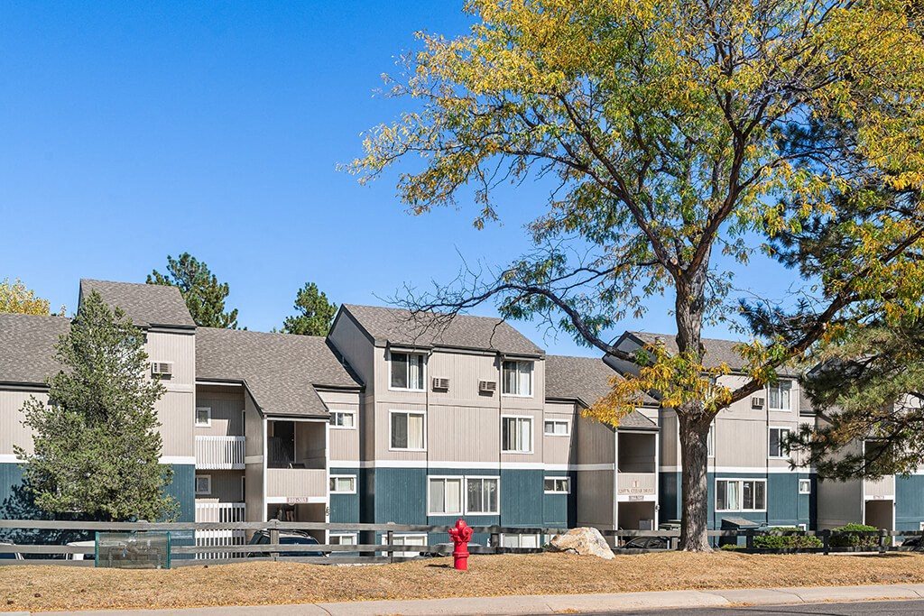 Exterior Buildings at The Pines in Lakewood CO